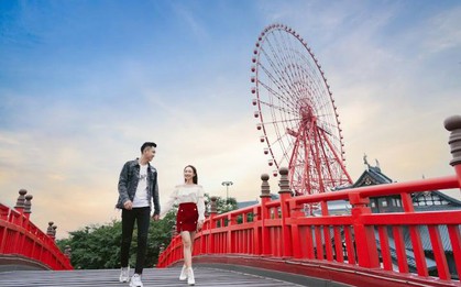 Mùa Trung thu chưa từng có ở Quảng Ninh: Đoàn xe đèn lồng khổng lồ kết hợp bắn pháo hoa nghệ thuật