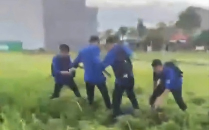 Nam sinh Hải Phòng bị đánh hội đồng đến gãy sống mũi