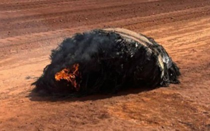 Vật thể bí ẩn rơi xuống từ vũ trụ