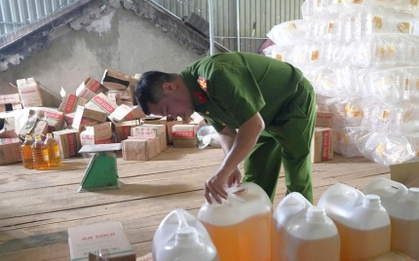 Bắt giữ Giám đốc Công ty An Thịnh Food sản xuất 2,7 triệu lít dầu ăn giả