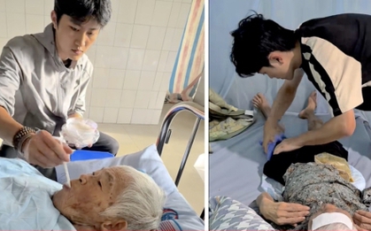 Cháu trai gen Z bỏ việc về quê chăm bà bệnh nặng khiến người dùng TikTok rơi lệ