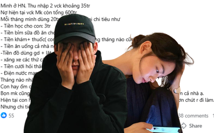 Vợ chồng Hà Nội thu nhập 35 triệu, nợ 600 triệu