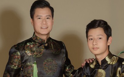 Bất ngờ với con trai của ca sĩ Quang Dũng và hoa hậu Jennifer Phạm