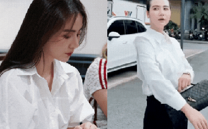 Chỉ với 2 mẫu sơ mi trắng giá chưa đến 500k, Huyền Lizzie tiếp tục làm "náo loạn" khắp cõi mạng
