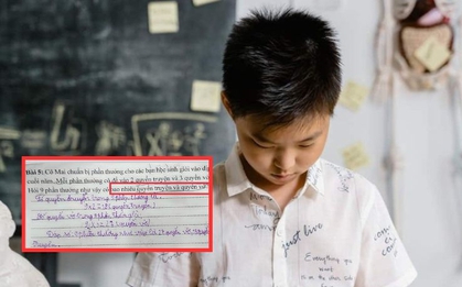 Hội cha mẹ TP.HCM tranh cãi kịch liệt BÀI TOÁN lớp 3 cực đơn giản này: Đáp án 45 rõ ràng, vẫn bị cô chấm sai?