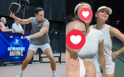 Gặp Hồ Ngọc Hà đi chơi pickleball với Kim Lý