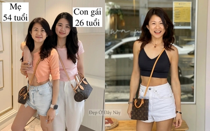Người mẹ 54 tuổi trông như bạn của con gái: Thân hình săn chắc, da căng bóng nhờ 3 thói quen kỷ luật