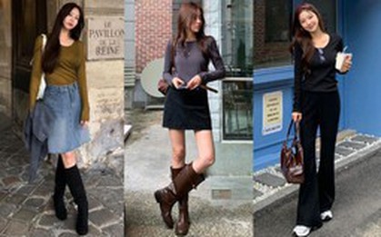 Hot nhất mùa đông 2025 chính là áo thun dài tay, sành điệu từ đi làm tới đi chơi với 10 cách phối