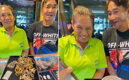 Nhặt được vàng ở bãi rác, cặp vợ chồng mang đi kiểm tra thì sốc nặng