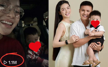 Cả triệu người xem vợ Quang Hải dạy con nói tiếng Anh, phát âm thế nào mà ai cũng khuyên "đừng dạy nữa, hỏng hết!"