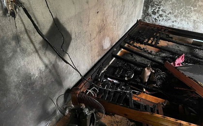 Điện thoại phát nổ, ngôi nhà ở Quảng Trị bùng cháy