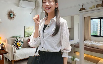 Ảo diệu nhà nhỏ: Biến phòng khách thành 2 trong 1, chỉ 1 vách kính có thêm ngay phòng ngủ 5m²