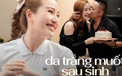 Ca sĩ Bảo Thy tuổi 36 da trắng muốt, sau sinh bị thay đổi nội tiết tố cũng chẳng xi nhê nhờ có 3 "vũ khí"