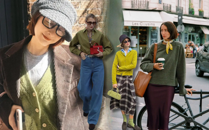 Mùa thu đông này tôi nhất định phải có một món màu xanh: Càng nhìn càng thấy yêu!