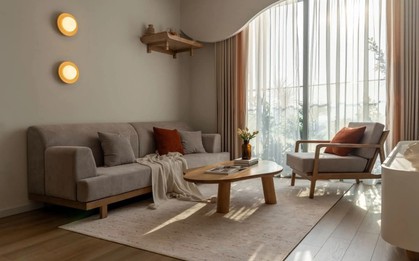 Cải tạo căn hộ 87m² với chi phí 380 triệu đồng