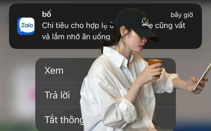 Tin nhắn bố gửi con gái khiến nhiều người giật mình