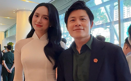 Hoa hậu Hương Giang và Nguyễn Văn Chung đang làm gì thế?