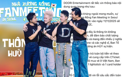 Đột ngột hủy fan meeting toàn Anh Tài ở Hàn Quốc, BTC ra thông báo gây tranh cãi