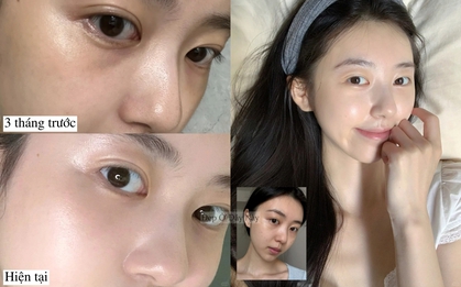 Cô gái bỏ trà sữa 3 tháng, da căng sáng như vừa đi spa dưỡng chuyên sâu