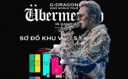 G-DRAGON công bố seat map và giá vé concert Hà Nội: Giá quá vừa ý, quyền lợi “độc nhất” chỉ Việt Nam mới có!