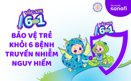 Một mũi tiêm phòng 6 bệnh nguy hiểm trẻ nhỏ dễ mắc, mẹ có biết?
