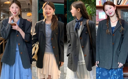 Diện đồ đơn giản mà sang: Bí quyết phối blazer, áo len, quần jeans theo style “một item nhiều kiểu”