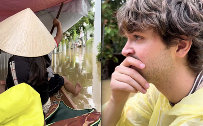 Khách Tây mắc kẹt suốt 12 tiếng trong nước lũ ở Hội An, tiết lộ "lòng quặn lại" khi nghe thông tin từ người dân