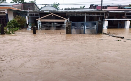 Lũ trên sông Thu Bồn ở Đà Nẵng vượt đỉnh lịch sử năm 1964