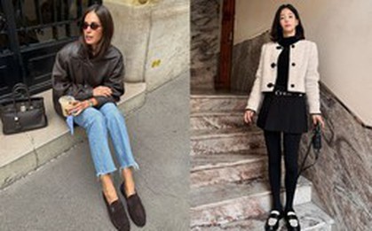 Mẫu giày trẻ như sneaker trắng nhưng thanh lịch hơn, tuổi ngoài 40 càng nên có