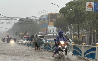 Huế - Đà Nẵng mưa lớn trở lại