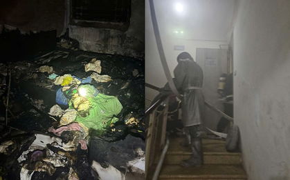 Hà Nội: Cháy chung cư tại Quan Hoa