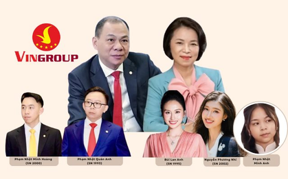 Gia đình tỷ phú Phạm Nhật Vượng "chia đất" cho con cái như thế nào?