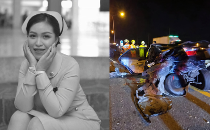 Dừng xe cứu người gặp tai nạn trên đường, nữ sinh viên điều dưỡng bị tông tử vong, chồng nguy kịch