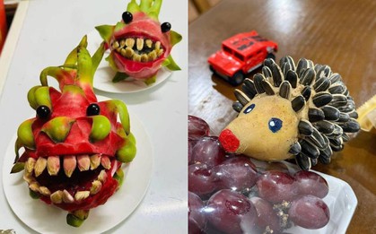 Mâm cỗ Trung thu hóa "đêm Halloween": Đây là 7 tác phẩm trái cây đang khiến dân mạng cười nghiêng ngả