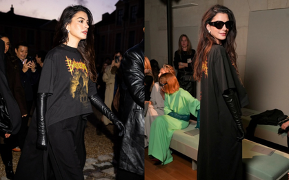 Anne Hathaway làm điều chưa từng thấy tại show Balenciaga