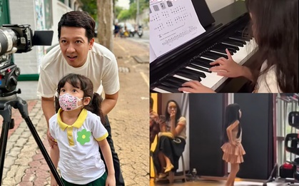 Con gái Trường Giang 6 tuổi được học đủ thứ chuẩn "cầm kỳ thi họa"