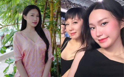Doãn Hải My - vợ Văn Hậu xinh quá, nhìn sang "mẹ ngoại" U50 thì biết gen đỉnh cỡ nào