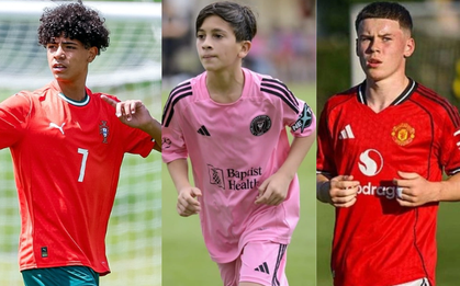 “Gen Alpha” sẽ thống trị làng túc cầu tương lai: Ronaldo Jr., Thiago Messi và hội “F1 quyền lực”