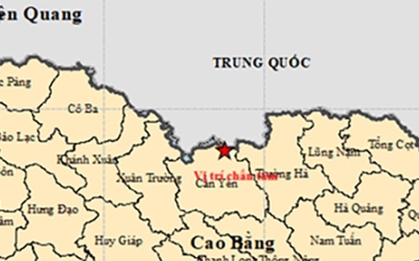 Động đất mạnh 3,4 độ richter ở Cao Bằng