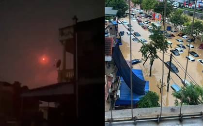Đêm trắng tuyệt vọng ở Thái Nguyên: Pháo sáng S.O.S bắn lên, lời cầu cứu khắp nơi vì lũ dâng vượt mức lịch sử