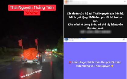 Cả nước bật “chế độ cứu trợ khẩn cấp” hướng về Thái Nguyên