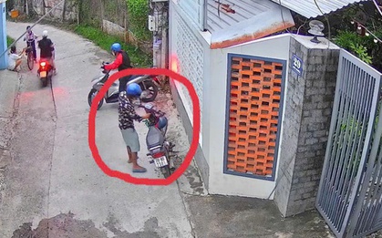 Clip 2 em nhỏ khiến kẻ trộm xe máy thất kinh bỏ chạy
