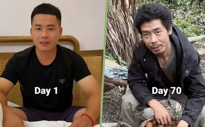 Thử thách 70 ngày sinh tồn trong rừng, chàng trai trẻ trở thành nhà vô địch nhận gần 400 triệu tiền thưởng