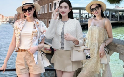 Mặc toàn đồ màu trung tính mà vẫn ra dáng người sắp làm dâu hào môn, chỉ có thể là Đỗ Hà!