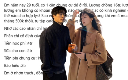 Bảng chi tiêu hết nói nổi