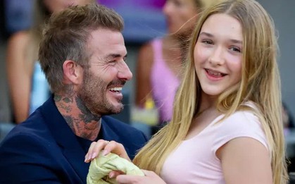 Tiểu thư út Harper khiến David Beckham “tan nát cõi lòng”
