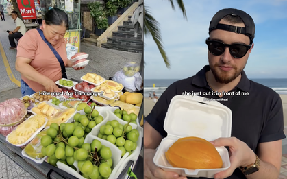 Khách Tây mua 50k xoài, dân mạng "nín thở" xem người bán nhặt từng quả