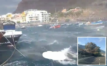 Sóng thần tấn công đảo Tenerife của Tây Ban Nha, 3 người tử vong