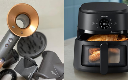 11/11: Máy sấy Dyson, máy rửa bát Bosch giảm gần 50%, nồi chiên không dầu Philips chỉ hơn 1 triệu... rẻ đến ngã ngửa!