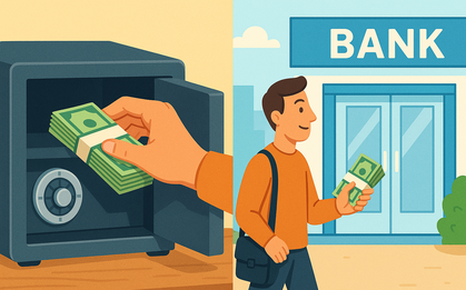 Bất ngờ nhiều người vẫn đang chọn giữ tiền tiết kiệm tại nhà